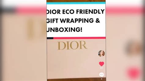 dior eco shipping box.